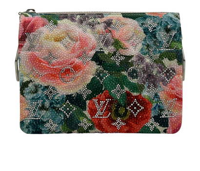 Kussan Small Swarovski, 2.100&euro;, Bolso, Azul/Rojo/Verde, Vista frontal